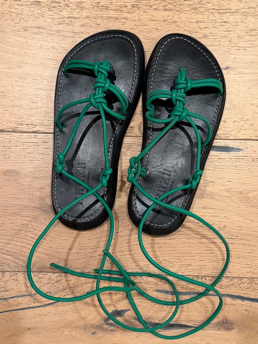 HEREU ‘Fermada Sport’ Leather Sandals- Size 39